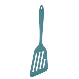 Quid Espátula Perforada Silicona Confort Azul 34 cm (12 Unidades)