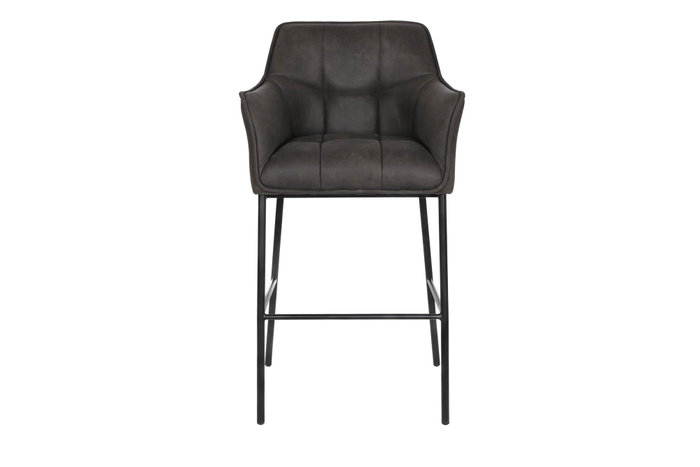 DKD Home Decor Taburete Marron Oscuro Negro 60 x 107 x 59 cm