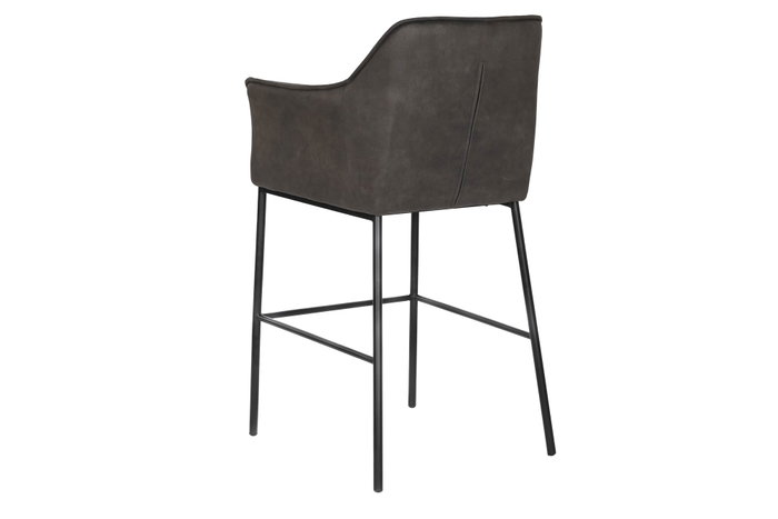 DKD Home Decor Taburete Marron Oscuro Negro 60 x 107 x 59 cm