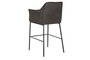 DKD Home Decor Taburete Marron Oscuro Negro 60 x 107 x 59 cm