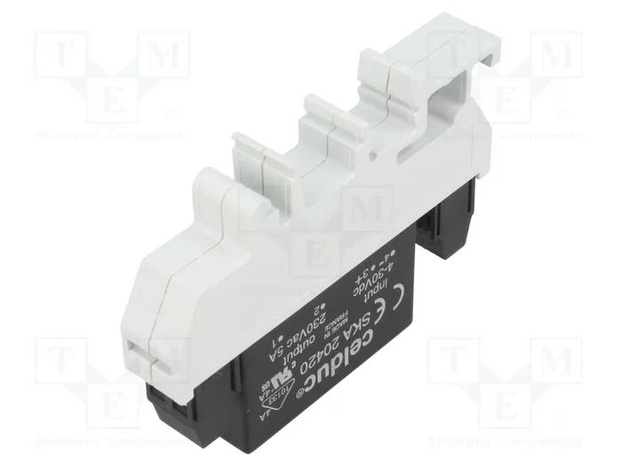 CELDUC XKA Relé de semiconductor monofásico 3A 12-275VAC CELDUC XKA Relé de semiconductor monofásico 3A 12-275VAC