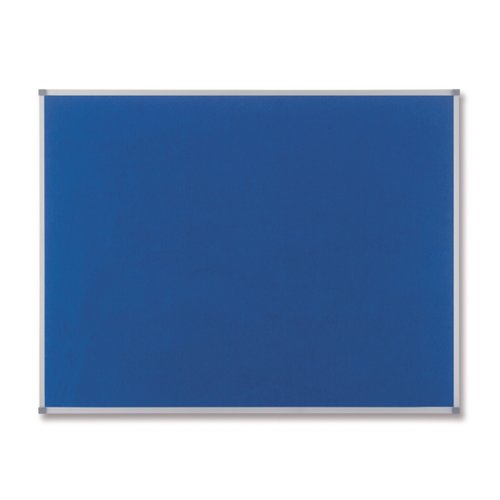 Nobo Tablero de anuncios Essence de fieltro azul 120x90 cm