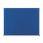 Nobo Tablero de anuncios Essence de fieltro azul 120x90 cm