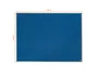 Tablero Fieltro Nobo Essence Marco Aluminio 90X120 Cm Azul
