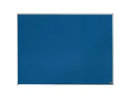 Tablero Fieltro Nobo Essence Marco Aluminio 90X120 Cm Azul