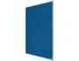 Tablero Fieltro Nobo Essence Marco Aluminio 90X120 Cm Azul