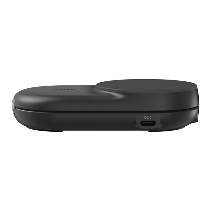 Belkin Cargador inalámbrico y magnético plegable 2 en 1 con Qi2 25W - Negro