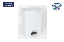 Inde Cubo Con Pedal Milano 35L Blanco (6 Unidades)