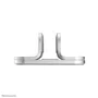 Neomounts NSLS300SILVER Soporte Vertical para Laptop - Aluminio Plata, Ajustable (11"-17"), Ahorra Espacio en el Escritorio