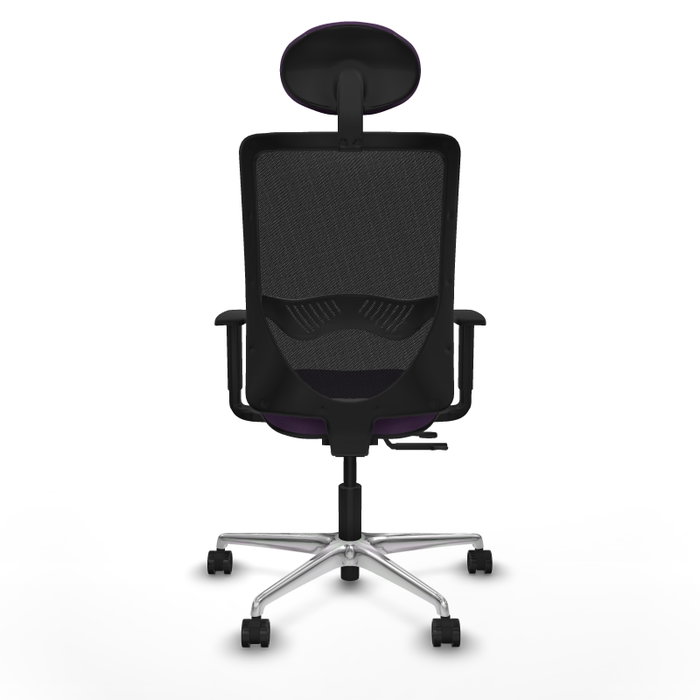 PIQUERAS Y CRESPO Silla de oficina Zulema con mecanismo Sincro/Traslack, Morado y Negro PIQUERAS Y CRESPO Silla de oficina Zulema con mecanismo Sincro/Traslack, Morado y Negro