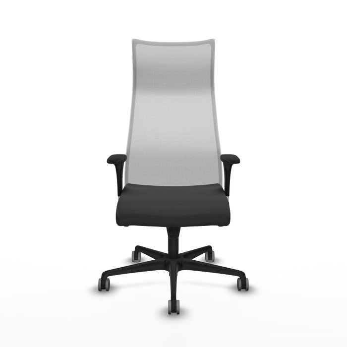 PIQUERAS Y CRESPO Sillón Albacete Mecanismo Sincro Gris oscuro y Blanco