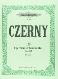 BOILEAU, 125 ejercicios elementales op.261 - Karl Czerny