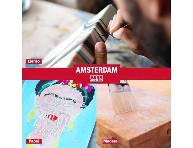 Amsterdam Pintura acrílica 6 colores surtidos pastel de 20 ml