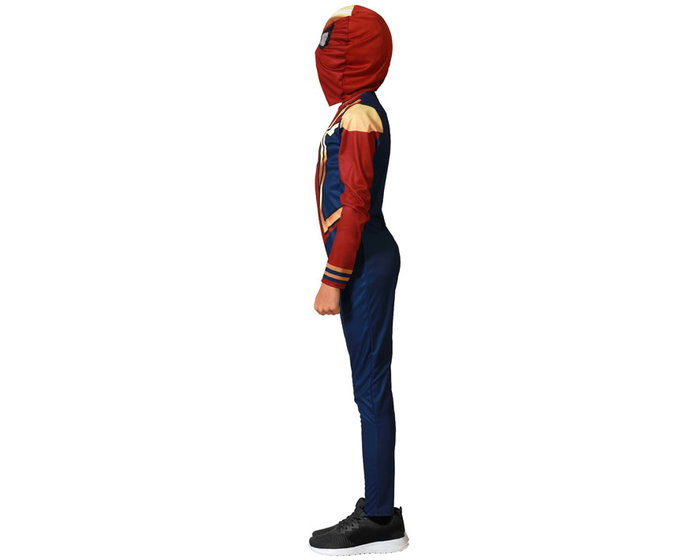 Disfraz Niño Spiderman / Hombre Araña, Traje de Superhéroe de Cómic Completo con Máscara para Carnaval, Talla 3-4 Años, Color Rojo, Poliéster