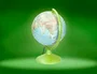 Liderpapel Globo terráqueo con luz físico y político de 20 cm de diámetro