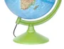 Liderpapel Globo terráqueo con luz físico y político de 20 cm de diámetro