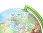 Liderpapel Globo terráqueo con luz físico y político de 20 cm de diámetro