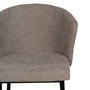 Silla Taupe Tejido-Metal Contract 52,50 X 55 X 80 cm (Set de 2)