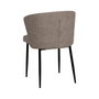 Silla Taupe Tejido-Metal Contract 52,50 X 55 X 80 cm (Set de 2)
