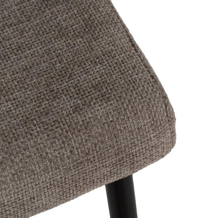 Silla Taupe Tejido-Metal Contract 52,50 X 55 X 80 cm (Set de 2) Silla Taupe Tejido-Metal Contract 52,50 X 55 X 80 cm (Set de 2)