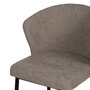 Silla Taupe Tejido-Metal Contract 52,50 X 55 X 80 cm (Set de 2)