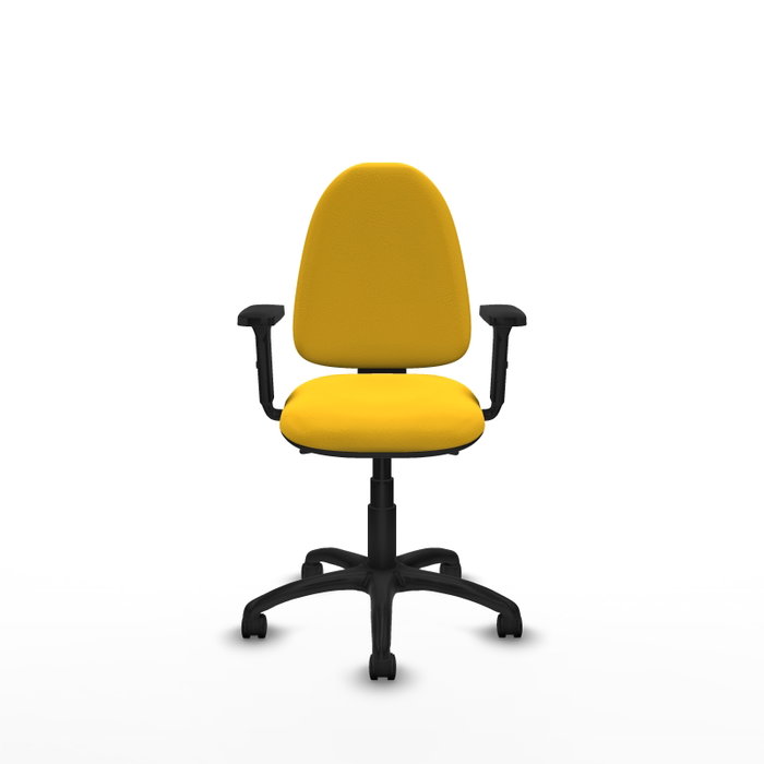 PIQUERAS Y CRESPO Silla de oficina Aýna con mecanismo Asincro, Similpiel Amarillo PIQUERAS Y CRESPO Silla de oficina Aýna con mecanismo Asincro, Similpiel Amarillo