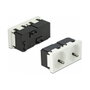 DeLOCK Tomacorriente Easy 45 de 2 vías con disposición de 45°, Blanco, Pack de 5