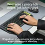 Logitech POP ICON Keys Teclado Inalámbrico Plano Grafito Layout Polaco