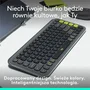Logitech POP ICON Keys Teclado Inalámbrico Plano Grafito Layout Polaco