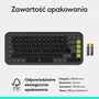 Logitech POP ICON Keys Teclado Inalámbrico Plano Grafito Layout Polaco
