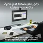 Logitech POP ICON Keys Teclado Inalámbrico Plano Grafito Layout Polaco