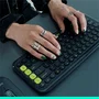 Logitech POP ICON Keys Teclado Inalámbrico Plano Grafito Layout Polaco