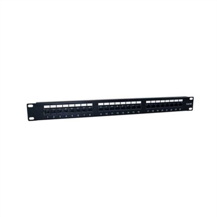 2LAN Panel de conexión 19" Cat6a UTP 24 puertos, RJ45, para rack, blindado 2LAN Panel de conexión 19" Cat6a UTP 24 puertos, RJ45, para rack, blindado