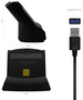 Aisens Lector de Tarjeta Inteligente DNI ASCR-SN05-BK Negro