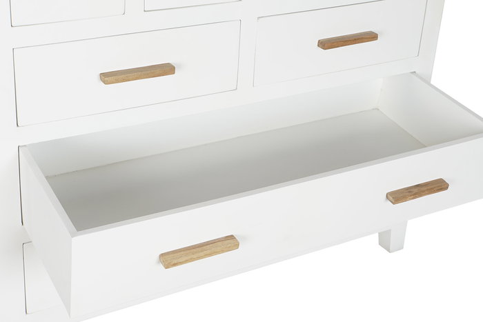 DKD Home Decor Cómoda Urban Blanco Marron 110x45x100 cm