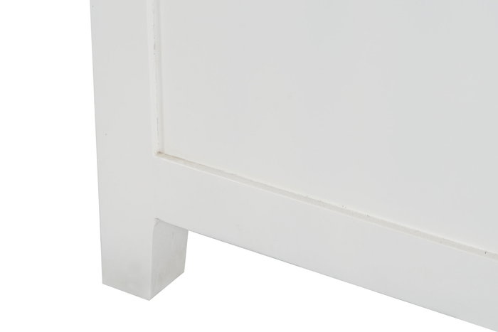 DKD Home Decor Cómoda Urban Blanco Marron 110x45x100 cm