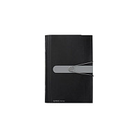 herlitz Carpeta de 12 compartimentos A4 negro con elástico