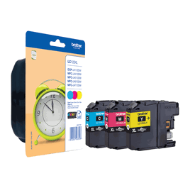 Brother LC-125XLRBWBP Multipack de cartuchos de tinta XL (Cian, Magenta, Amarillo)</h1>