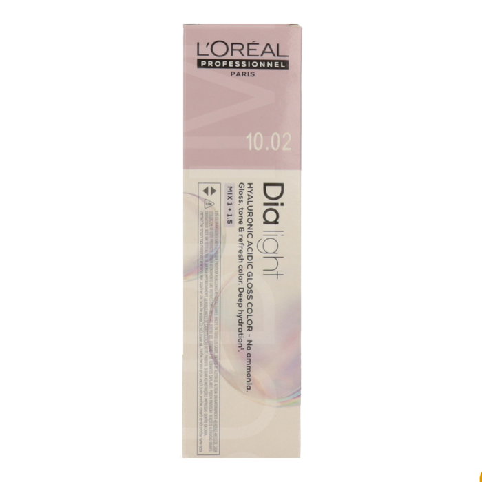 L'Oréal Professionnel Dia Light 10.02 Rubio Platino Ligero Irisado 60 ml L'Oréal Professionnel Dia Light 10.02 Rubio Platino Ligero Irisado 60 ml