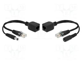 DeLOCK 66023 Adaptador pasivo PoE RJ45 DC 5,5 x 2,1 mm