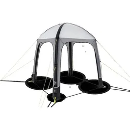 Kampa Refugio inflable AIR Shelter 200 2x2m Gris y negro KAM5056446107266