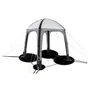 Kampa Refugio inflable AIR Shelter 200 2x2m Gris y negro KAM5056446107266