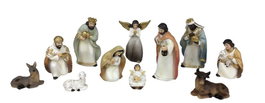 DKD Home Decor Nacimiento Navidad Tradicional Resina Multicolor Set de 11 5 x 10.5 x 5 cm