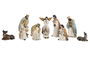DKD Home Decor Nacimiento Navidad Tradicional Resina Multicolor Set de 11 5 x 10.5 x 5 cm