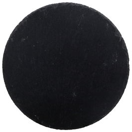 1946 Plato Pizarra Natural Diámetro 33 cm Ideal para Aperitivos y Presentaciones con Tacos Antideslizantes