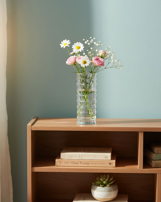 Inde Florero de Vidrio La Mediterranea - 9.1 cm de Ancho x 20.4 cm de Alto x 9.1 cm de Largo (24 Unidades) Inde Florero de Vidrio La Mediterranea - 9.1 cm de Ancho x 20.4 cm de Alto x 9.1 cm de Largo (24 Unidades)