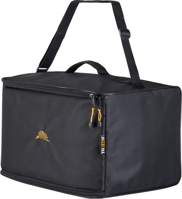 TOBAGO Funda Cajón ACAJ35 (500 X 300 X 300 Mm) Negro Poliester 600D con Acolchado 15mm Nylon 300D para Protección