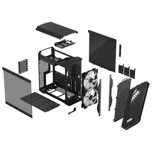 Fractal Design FD-C-TOR1C-02 Caja PC Torrent Compact Negra