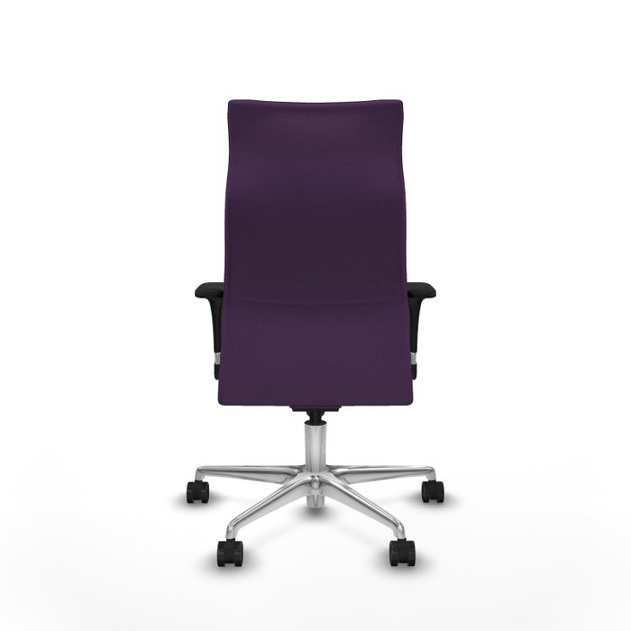 PIQUERAS Y CRESPO Sillón Albacete Morado con Mecanismo Sincro y Base de Aluminio PIQUERAS Y CRESPO Sillón Albacete Morado con Mecanismo Sincro y Base de Aluminio