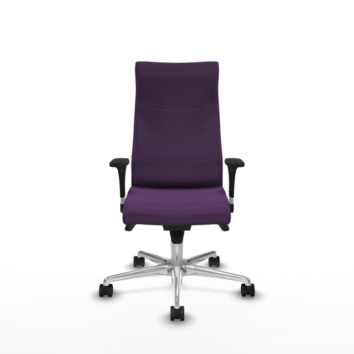 PIQUERAS Y CRESPO Sillón Albacete Morado con Mecanismo Sincro y Base de Aluminio PIQUERAS Y CRESPO Sillón Albacete Morado con Mecanismo Sincro y Base de Aluminio